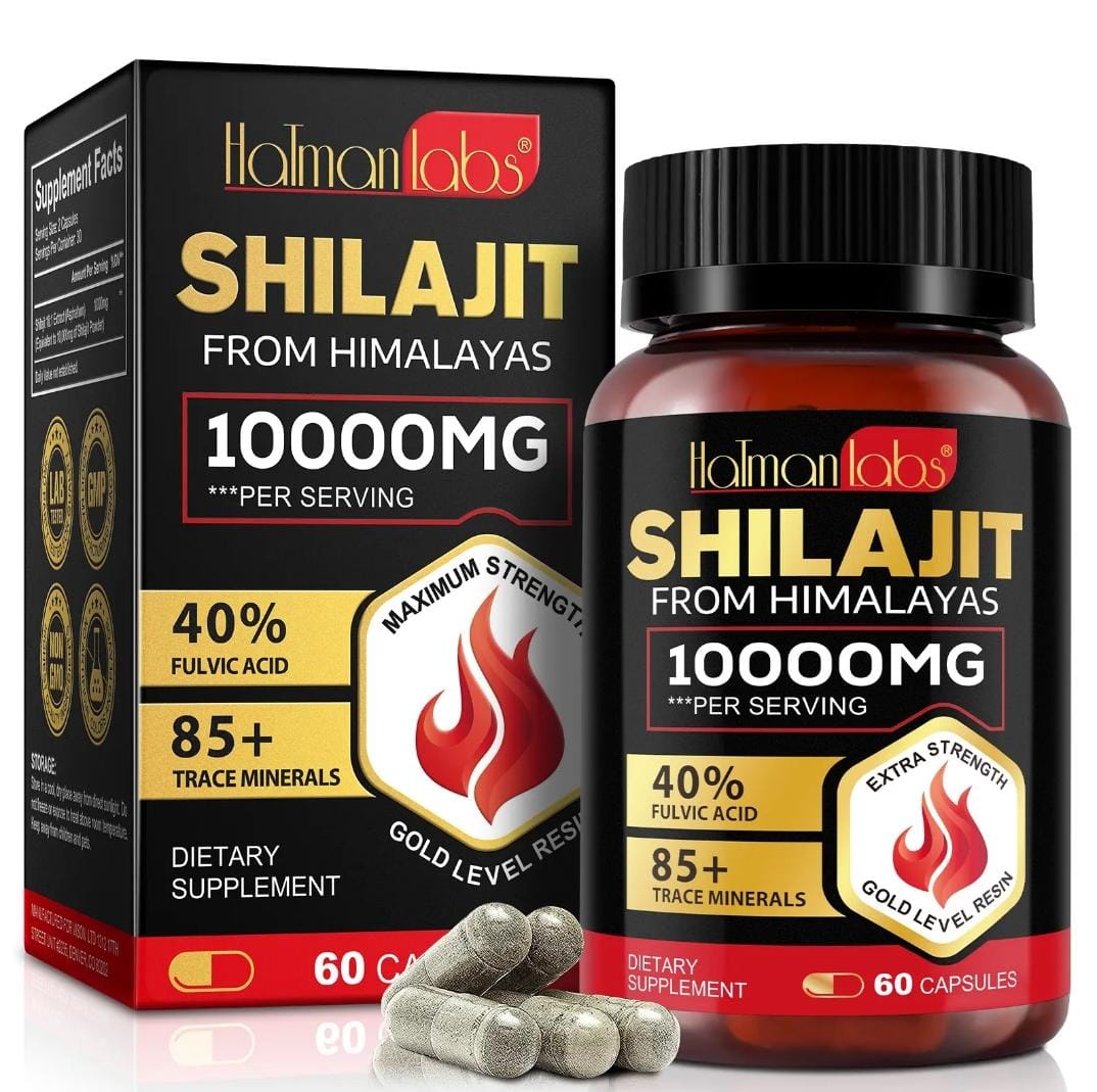 Shilajit Capsules - Red-60x10,000mg per serving