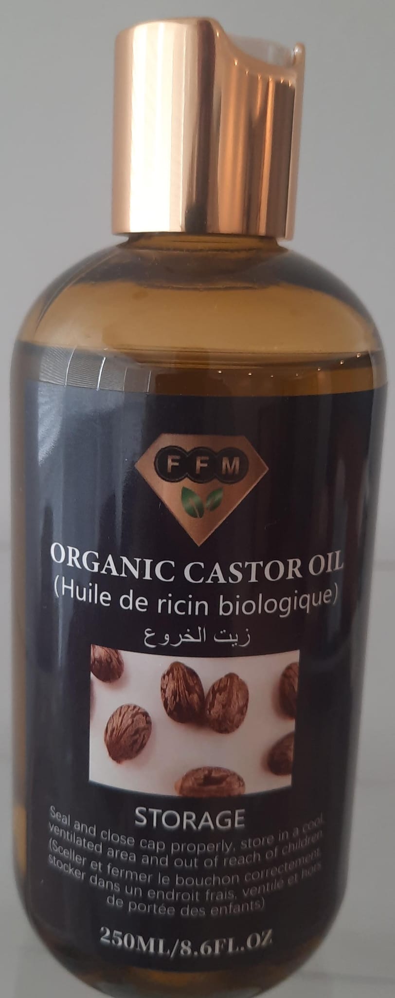 FFM Castor Oil - Hexane-Free
