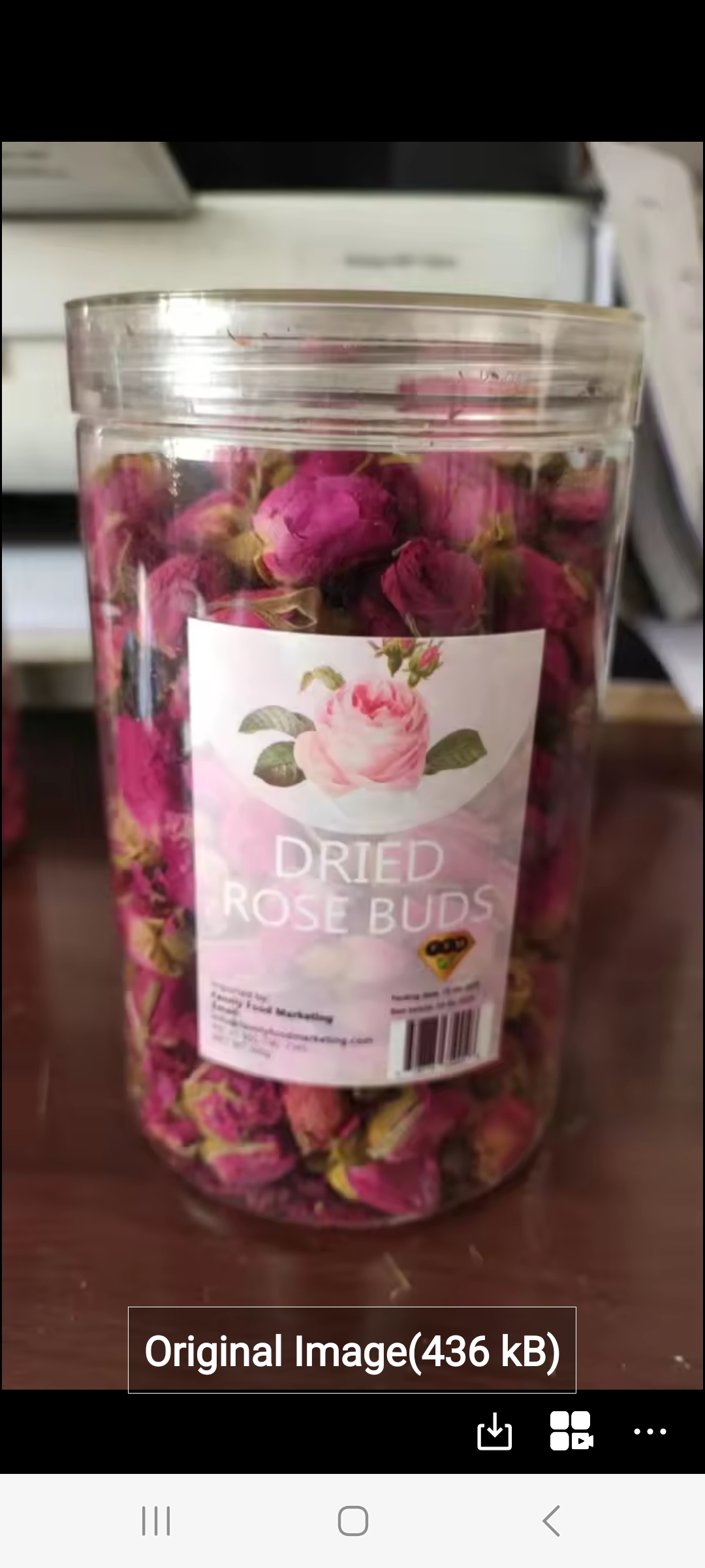 Dried Rose Buds - Food Grade